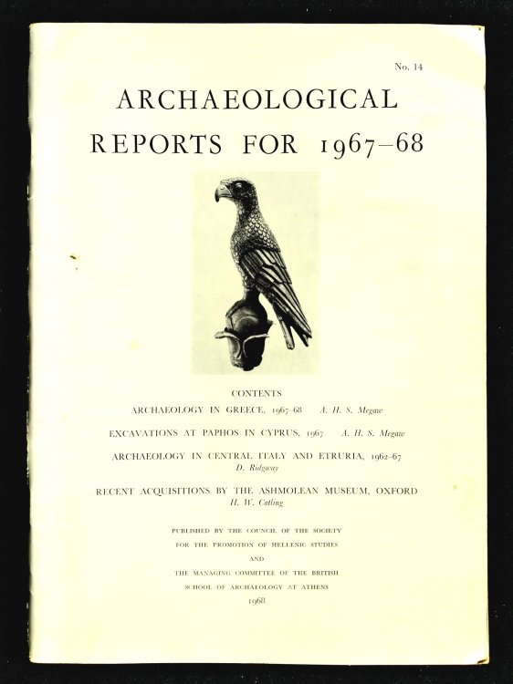 Archaeological Reports for 1967-68