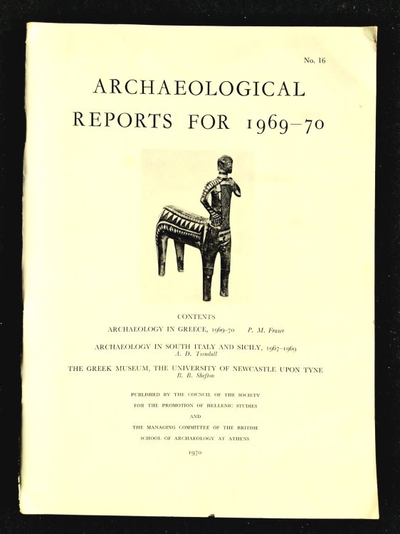 Archaeological Reports for 1969-70
