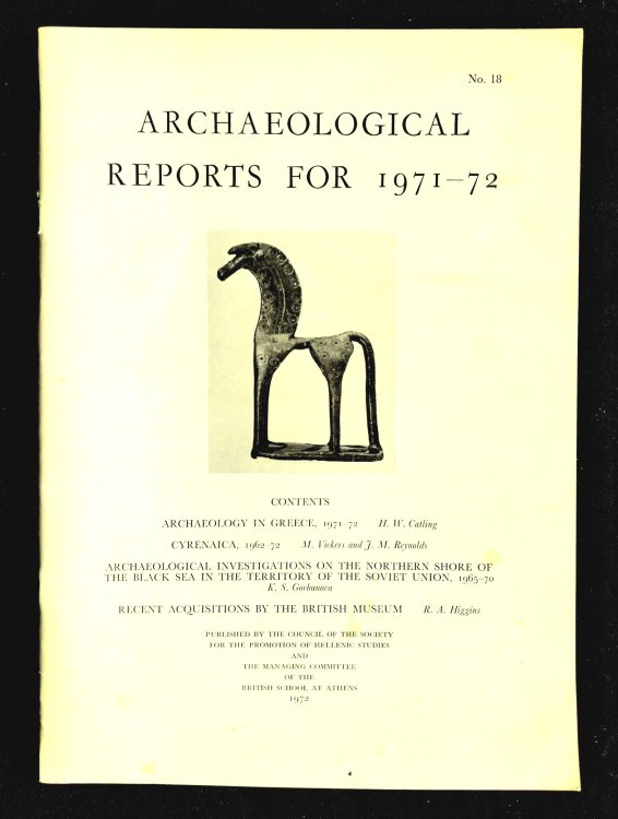 Archaeological Reports for 1971-72