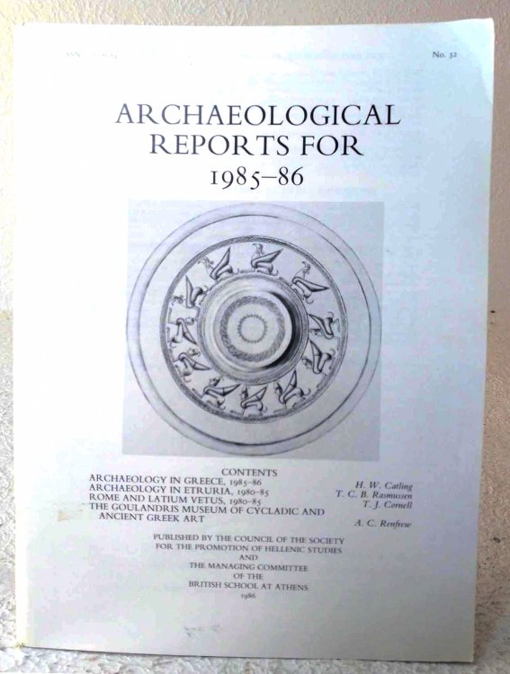 Archaeological Reports for 1985-86