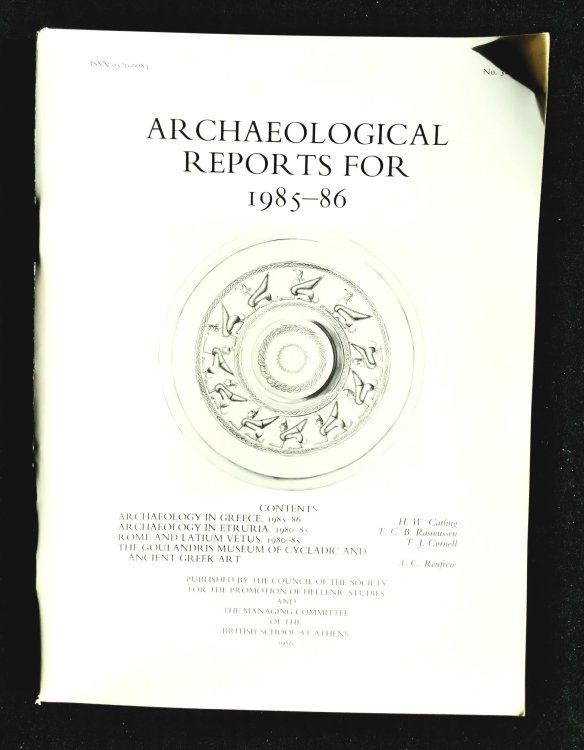 Archaeological Reports for 1986-87