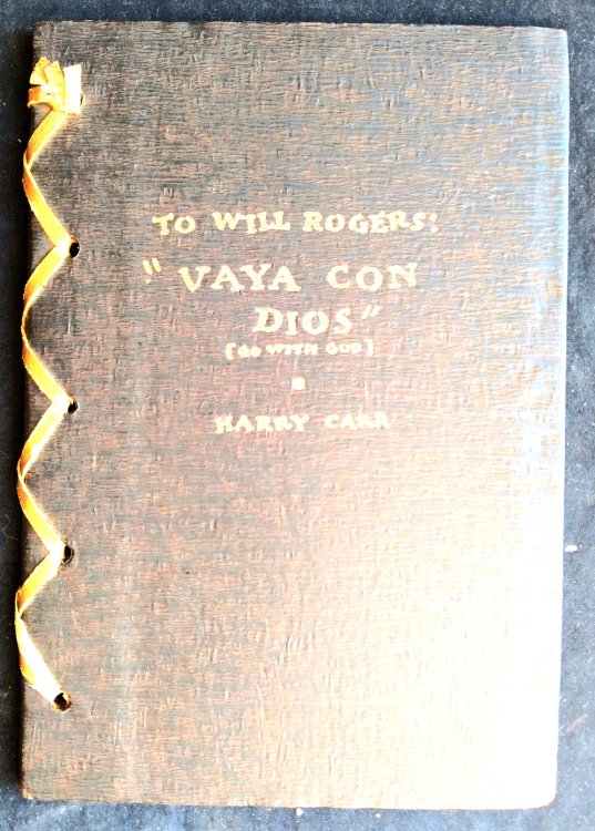 To Will Rogers: 