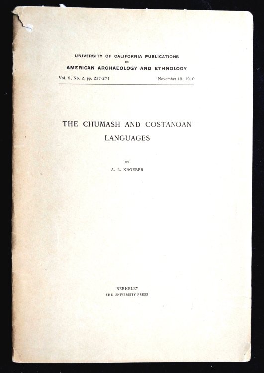 The Chumash and Costanoan Languages