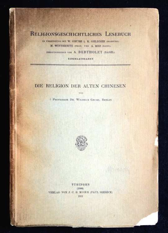 Die Religion der alten Chinesen