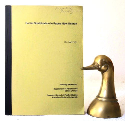 Social Stratification in Papua New Guinea, Working Paper No 5