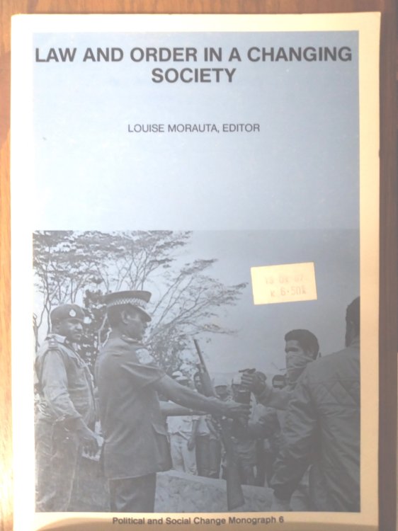 Law And Order In A Changing Society