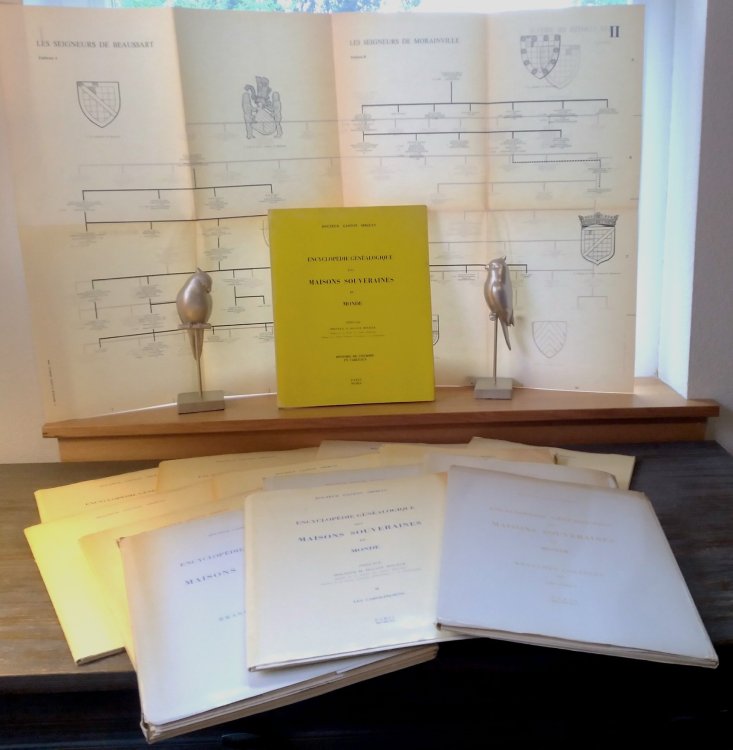 Encyclopedie Genealogique Des Maisons Souveraines Du Monde, Preface, Volume I, II, III, IV, V, VI, VII (Part 1, Part 2), VIII, IX, X, XI, and XII
