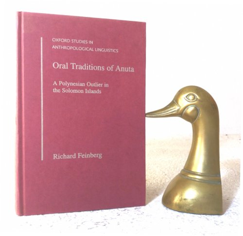 Oral Traditions of Anuta: a Polynesian Outlier in the Solomon Islands