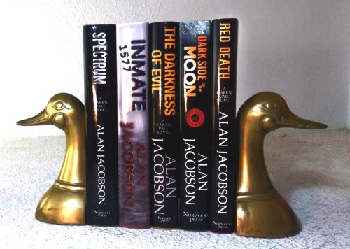 A lot of five (5) Karen Vail thrillers: Red Death; Dark Side of the Moon; The Darkness of Evil; Inmate 1577; Spectrum