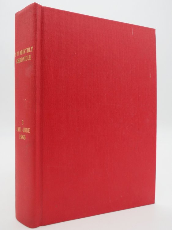 UN (UNITED NATIONS) MONTHLY CHRONICLE, JANUARY - JUNE 1966