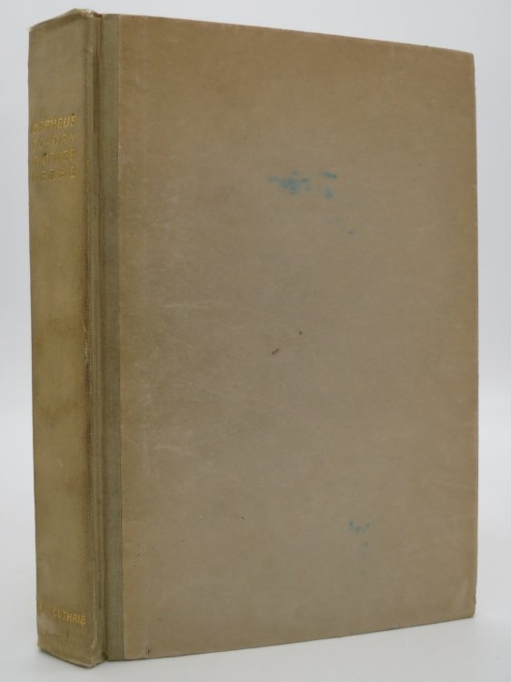 ORPHEUS TODAY Saint Francis of the Trees and Other Verse