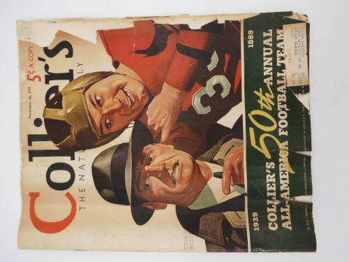 COLLIER'S THE NATIONAL WEEKLY MAGAZINE. DECEMBER 16, 1939 (50TH ANNUAL ALL-AMERICA FOOTBALL TEAM)
