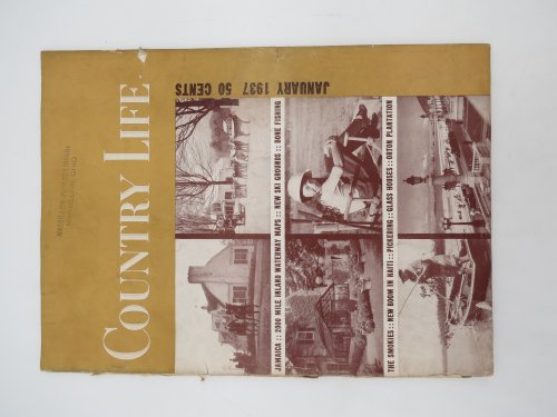 COUNTRY LIFE MAGAZINE, JANUARY 1937 (TWIN PEAKS RANCH IN OJAI)