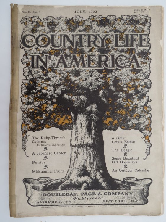 COUNTRY LIFE IN AMERICA MAGAZINE, JULY 1902