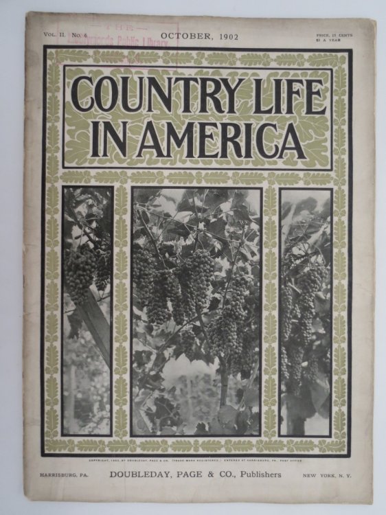 COUNTRY LIFE IN AMERICA MAGAZINE, OCTOBER 1902