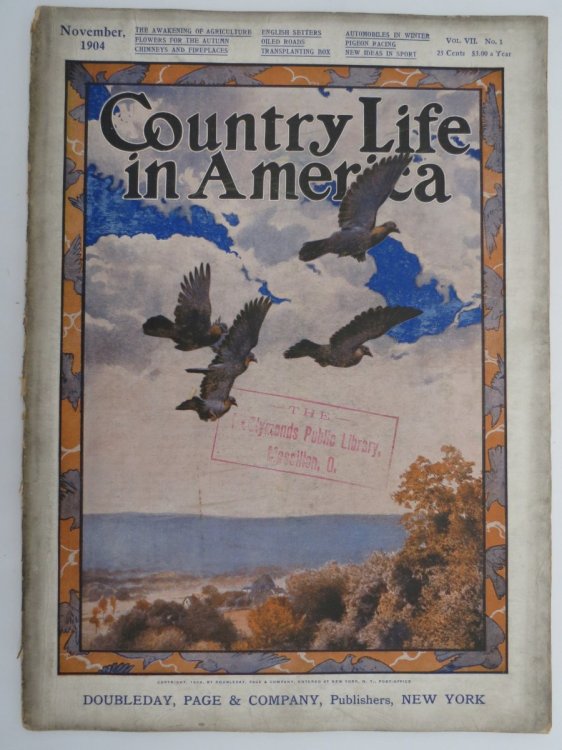 COUNTRY LIFE IN AMERICA MAGAZINE, NOVEMBER 1904