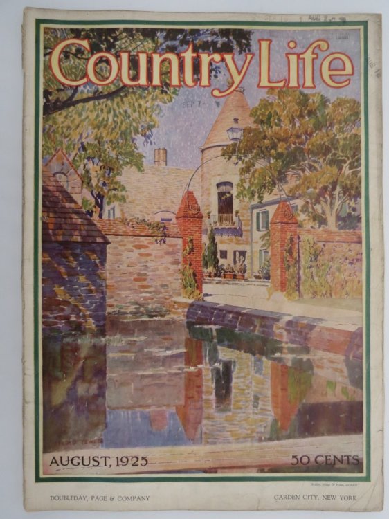 COUNTRY LIFE MAGAZINE, AUGUST 1925 (THE ART OF GLADIOLUS DESIGNING)