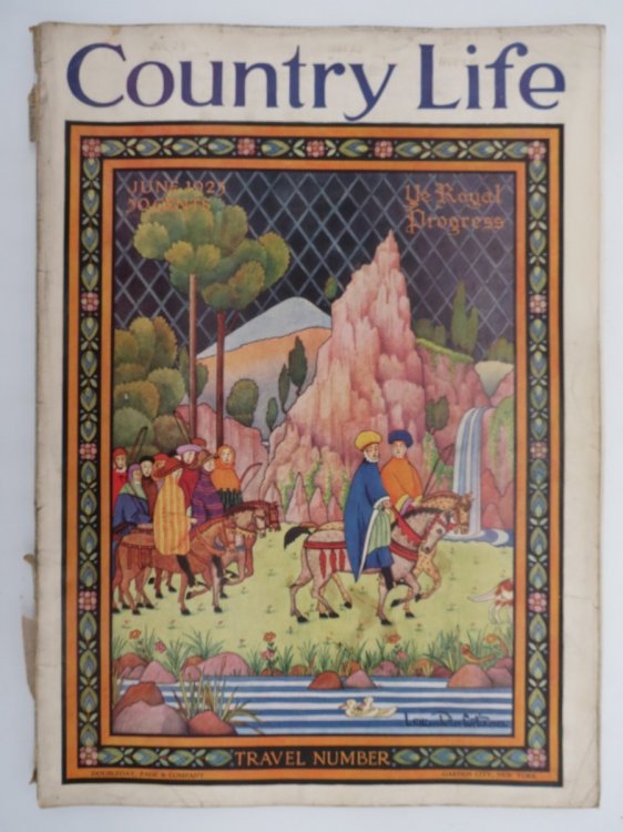 COUNTRY LIFE MAGAZINE, JUNE 1925 (robert forthingham rainbow bridge color autochrome illustrations)