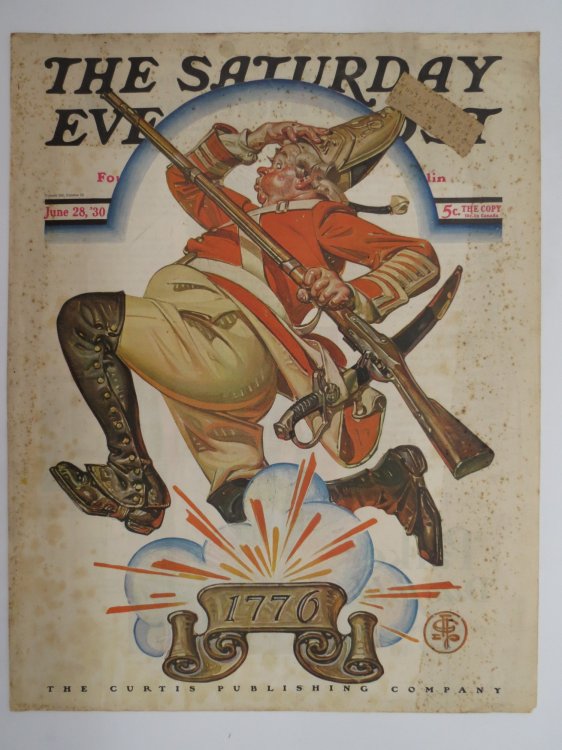 THE SATURDAY EVENING POST COVER, JUNE 28, 1930, J. C. LEYENDECKER