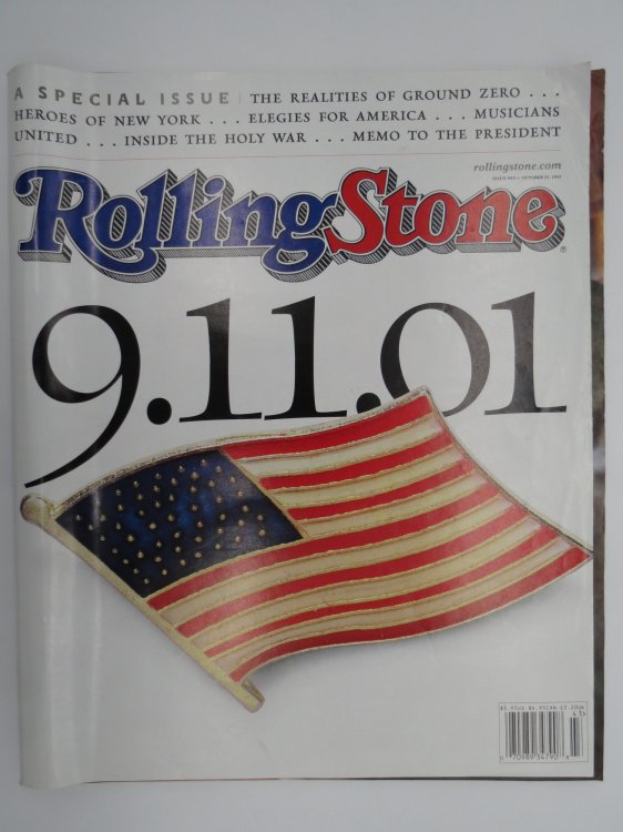 ROLLING STONE MAGAZINE - #880 - OCTOBER 25, 2001 - SPECIAL ISSUE DEDICATED TO SEPTEMBER 11, 2001