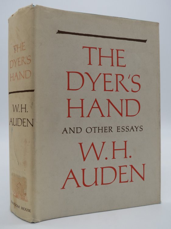 DYERS HAND & OTHER ESSAYS (DJ Protected by a Brand New, Clear, Acid-Free Mylar Cover)