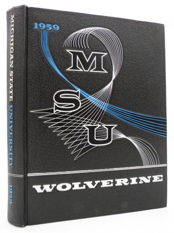 MICHIGAN STATE UNIVERSITY MSU WOLVERINE YEARBOOK 1959