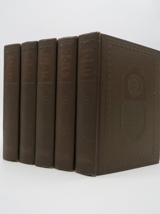 THE WORKS OF ARTHUR TRAIN (5 VOLUME SET) Tutt and Mr. Tutt; the Prisoner At the Bar; True Stories of Crime; the Confessions of Artemas Quibble; Courts and Criminals
