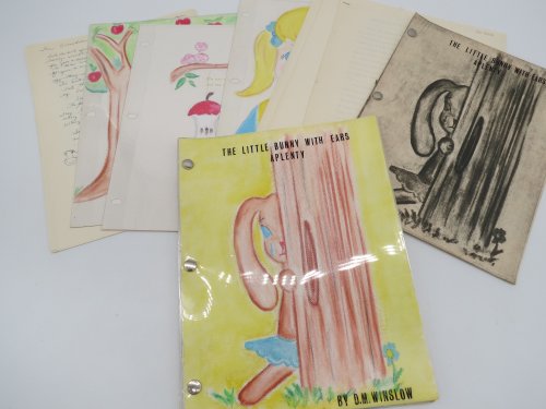THE LITTLE BUNNY WITH EARS APLENTY (UNPUBLISHED AUTHOR/ARTISTS MANUSCRIPT AND ILLUSTRATIONS)