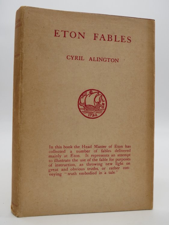 ETON FABLES (DJ Protected by a Brand New, Clear, Acid-Free Mylar Cover)