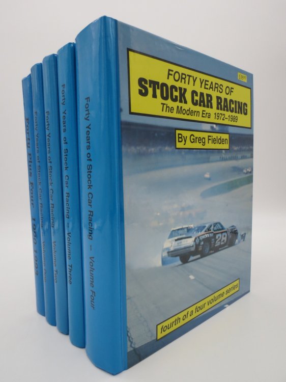 FORTY YEARS OF STOCK CAR RACING (COMPLET 5 VOLUME SET) Volume One: the Beginning 1949-1958; Volume Two: the Superspeedway Boom 1959-1964; Volume Three: Big Bucks and Boycotts 1965-1971; Volume Four: the Modern Era 1972-1989; Forty Plus Four 1990-1993
