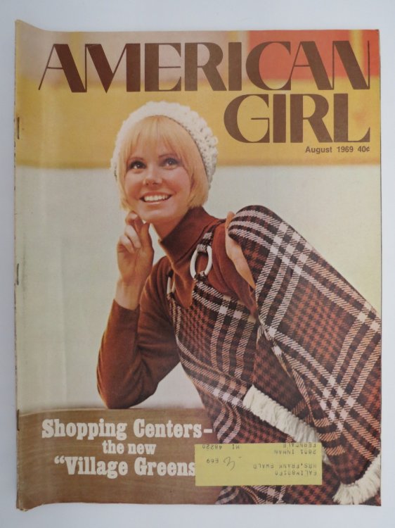 AMERICAN GIRL MAGAZINE, AUGUST 1969