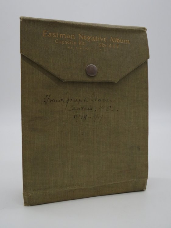 EASTMAN NEGATIVE ALBUM, 1918-1919, WITH 38 PHOTOS, FRANK JOSEPH SLADEN, CAPTIN, M.C.