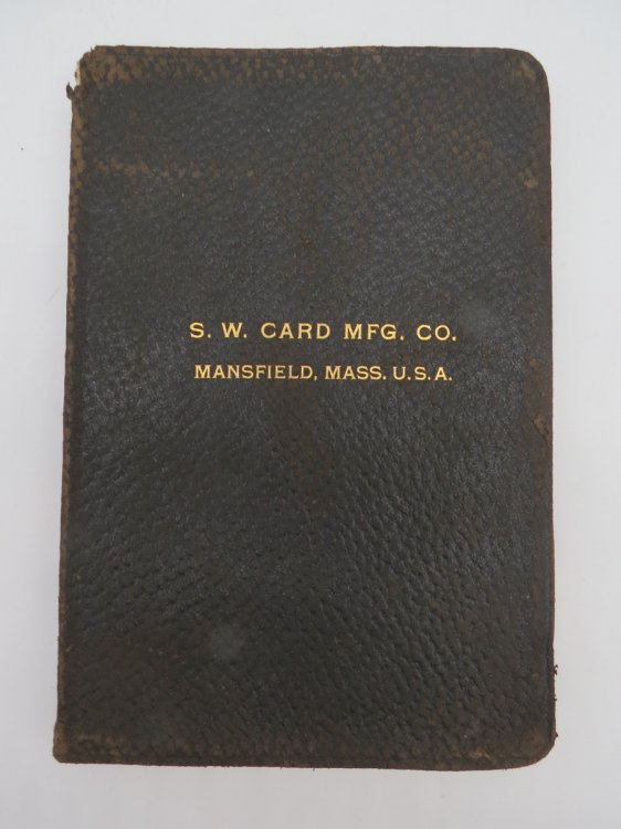 S.W. CARD MFG. CO., MANUFACTURERS OF TAPS, DIES, SCREW PLATES, DIE STOCKS AND TAP WRENCHES, CATALOG NO. 29