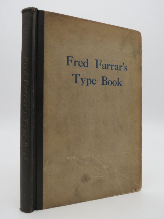 FRED FARRAR'S TYPE BOOK