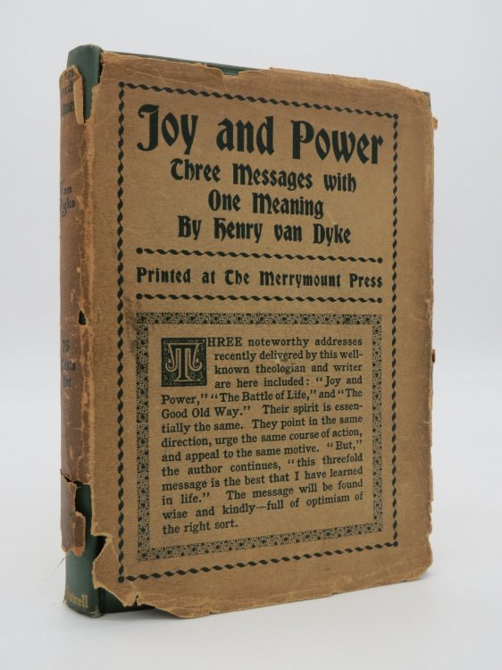 JOY AND POWER (DJ Protected by a Brand New, Clear, Acid-Free Mylar Cover)