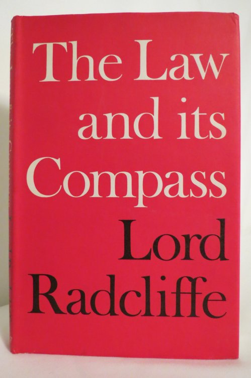 THE LAW AND ITS COMPASS 1960 Rosenthal Lectures (DJ protected by clear, acid-free mylar cover.) (DJ protected by clear, acid-free mylar cover)
