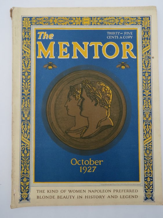 THE MENTOR MAGAZINE, OCTOBER 1927 (NAPOLEON COVER BY HOWARD MCCORMICK)