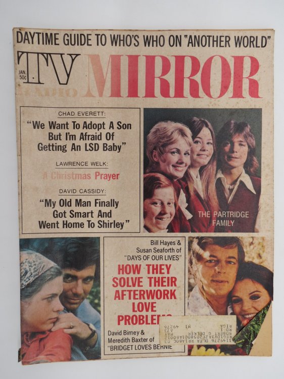 TV RADIO MIRROR MAGAZINE, JANUARY 1973 (THE PARTRIDGE FAMILY)