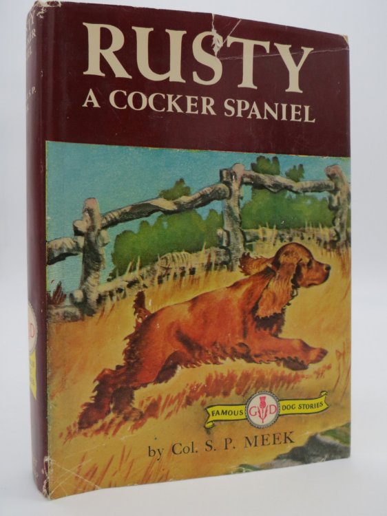 RUSTY, A COCKER SPANIEL (DJ Protected by a Brand New, Clear, Acid-Free Mylar Cover)