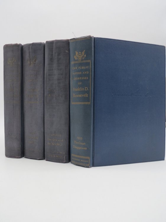 THE PUBLIC PAPERS AND ADDRESSES OF OF FRANKLIN D. ROOSEVELT WITH A SPECIAL INTRODUCTION EXPLANATORY NOTES PRESIDENT ROOSEVELT (VOLUMES 1, 2, 4, & 5 SET)