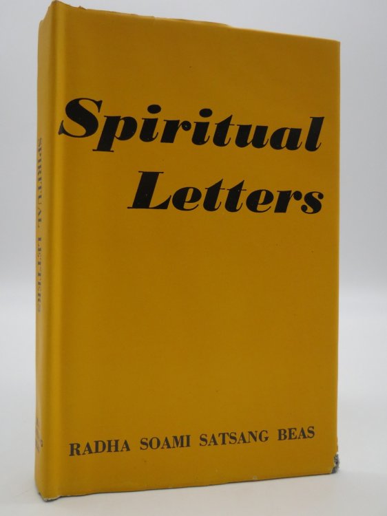 SPIRITUAL LETTERS 1896-1903 (DJ Protected by a Brand New, Clear, Acid-Free Mylar Cover)