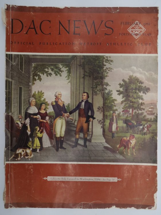 DAC NEWS, FEBRUARY 1958 Official Publication of the Detroit Athletic Club