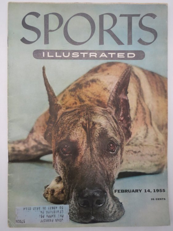 SPORTS ILLUSTRATED MAGAZINE, FEBRUARY 14 1955 - GREAT DANE