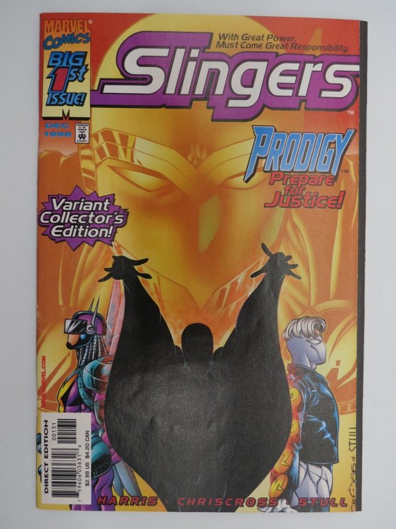 SLINGERS: PRODIGY PREPARE FOR JUSTICE! DECEMBER 1998 (VARIANT COLLECTOR'S EDITION - BIG FIRST ISSUE)