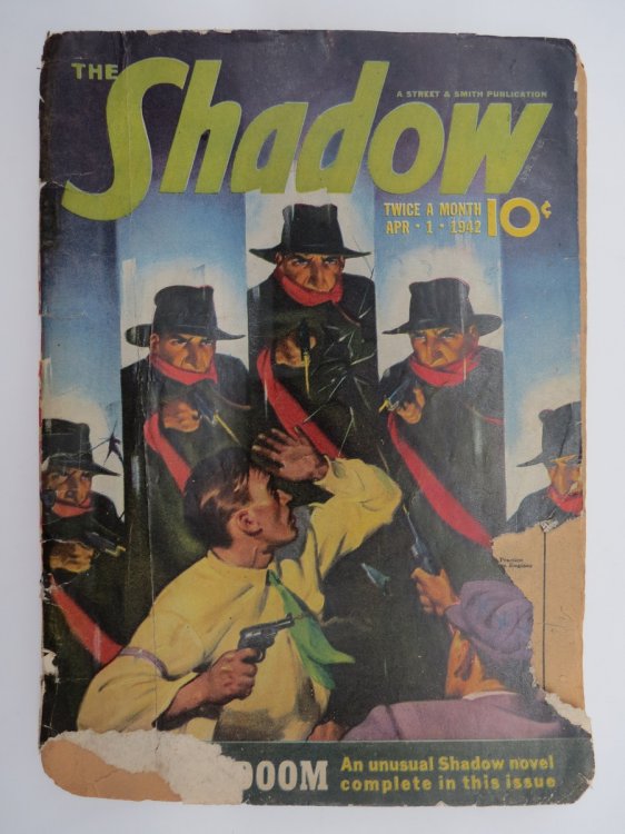 THE SHADOW PULP MAGAZINE, APRIL 1 1942 (ROOM OF DOOM)