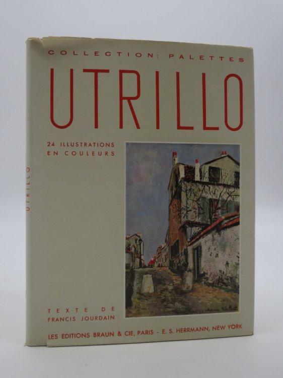UTRILLO 24 Illustrations En Couleurs (DJ Protected by a Brand New, Clear, Acid-Free Mylar Cover)