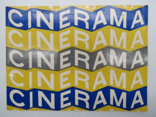 CINERAMA . A SPECTACULAR ADVENTURE IN DIMENSION