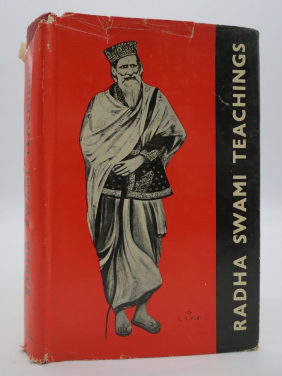 RADHA SWAMI TEACHINGS As Given in Swami Ji's Book Sar Bachan' Poetry (DJ Protected by a Brand New, Clear, Acid-Free Mylar Cover)