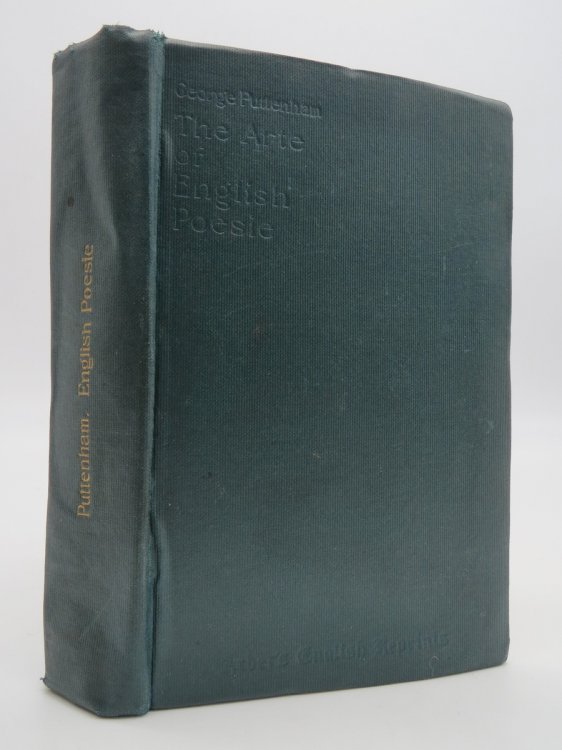 THE ARTE OF ENGLISH POESIE 1589. (ENGLISH REPRINTS)