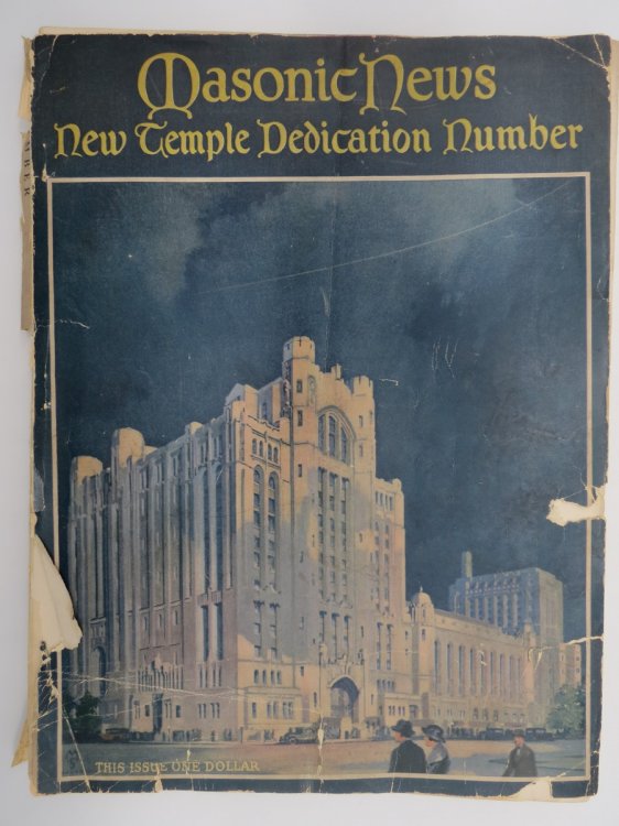 MASONIC NEWS MAGAZINE, NOVEMBER 1926 (NEW TEMPLE DEDICATION NUMBER)